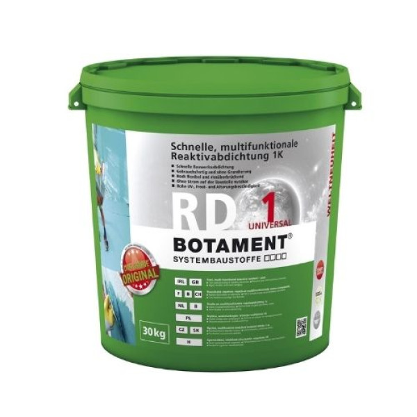 Botament RD 1 Universal Многофункциональная однокомпонентная гидроизоляция, 30 кг
