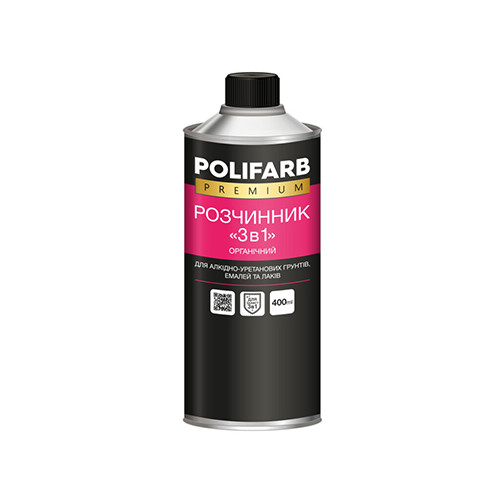 Розчинник універсальний Polifarb 0,4 л