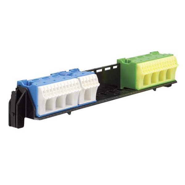 Держатель с клеммами Hager Volta для 2 рядных PE/N: 16xN+14xPE/4xN+4xPE 