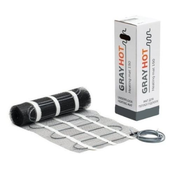 Нагревательный мат GRAYHOT, 1.3м2, 186 Вт