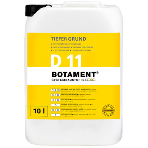 BOTAMENT D 11 Глубокопроникающая грунтовка, 5л.