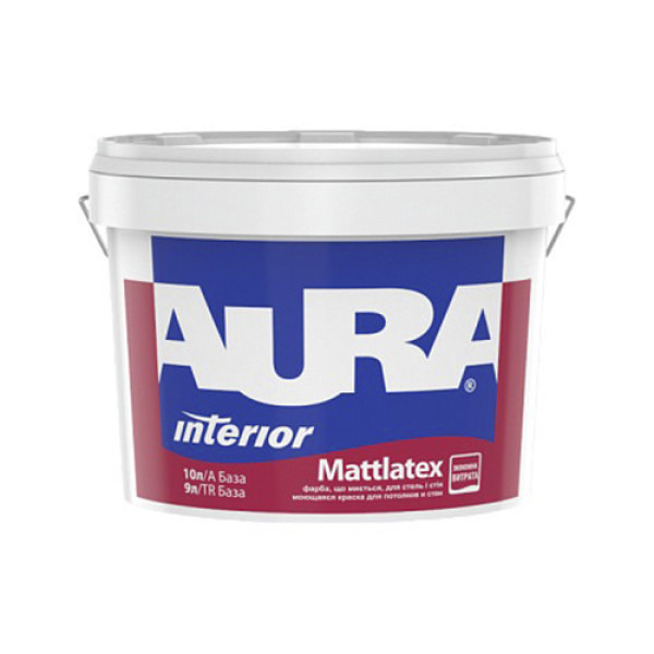 Краска акрилатная водоэмульсионная Aura Mattlatex 10 л белая