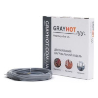 Двожильний Нагрівальний кабель GRAYHOT, 81м., 1219 Вт