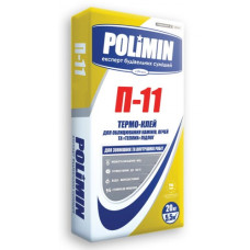 Polimin П-11 клей для кладки камінів та печей 20кг.