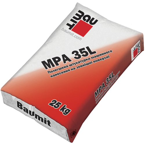 Baumit MPA 35L Штукатурка цементна, 25 кг. (Бауміт МПА 35Л)