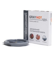 Двожильний Нагрівальний кабель GRAYHOT, 128м., 1929 Вт