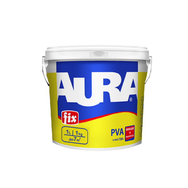 Клей AURA FIX PVA контактний, 1кг