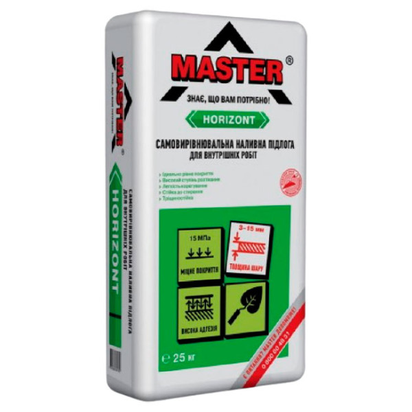Master Horizont смесь для устройства покрытий полов 25 кг.