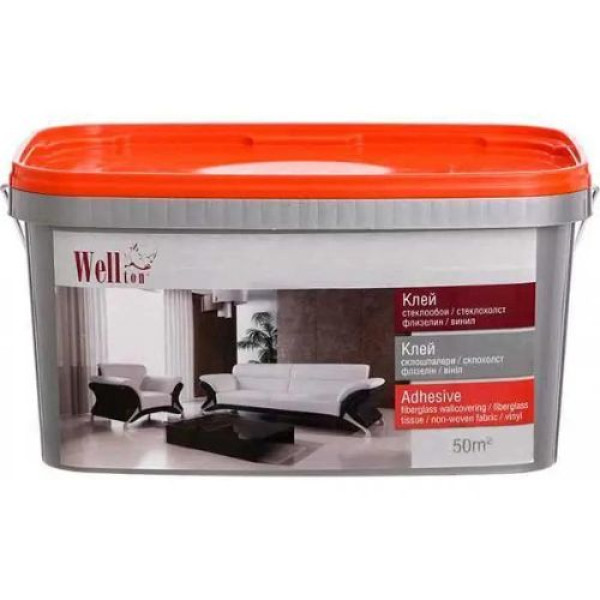 Клей для стеклохоста и обоев Wellton, 10кг