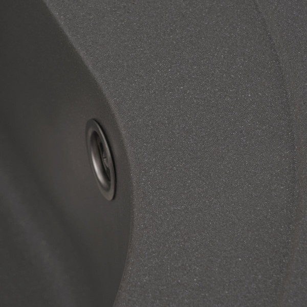 Гранітна мийка для кухні Platinum 510 LUNA матова Сірий мусон