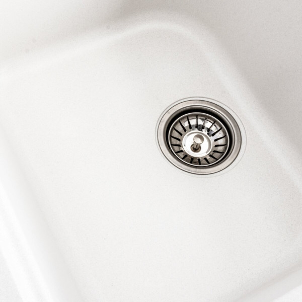 Гранітна мийка для кухні Platinum 7950 Equatoria матова Білосніжна