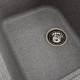 Гранітна мийка для кухні Platinum 7950 Equatoria матовий Сірий