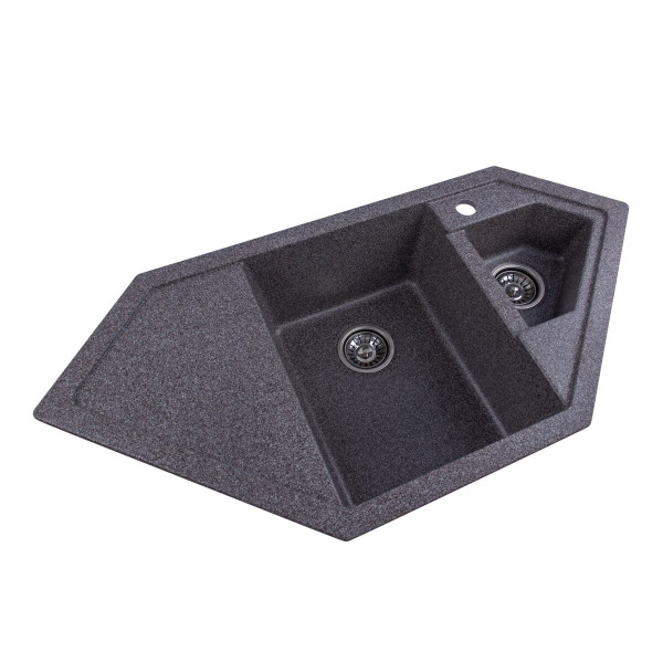 Гранітна мийка для кухні Platinum 9950 PANDORA матова Мікс