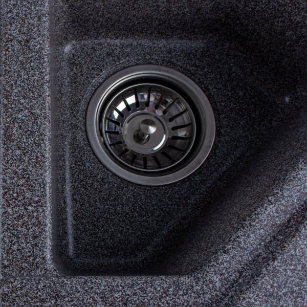 Гранітна мийка для кухні Platinum 9950 PANDORA матова Мікс