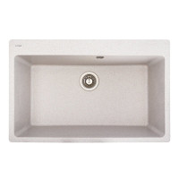 Гранітна мийка для кухні Platinum 7850 Bogema матова (топаз)