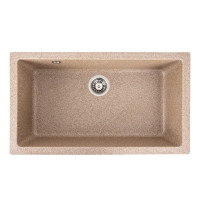 Гранитная мойка для кухни Platinum 7945 Paruana матовая Карамель