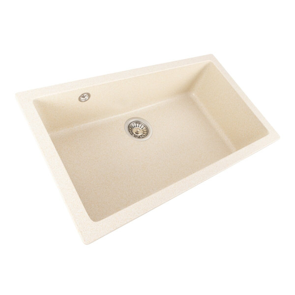 Гранітна мийка для кухні Platinum 7945 Paruana матова Пісок