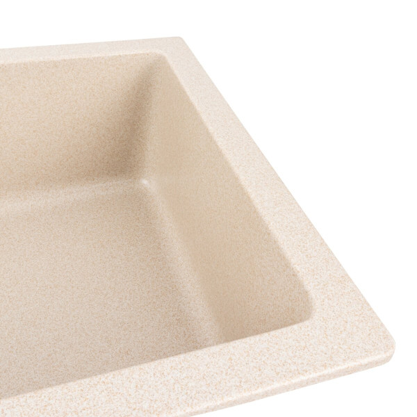 Гранітна мийка для кухні Platinum 7945 Paruana матова Сафарі