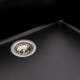 Гранітна мийка для кухні Platinum 7945 Paruana матова Чорна
