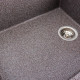 Гранітна мийка для кухні Platinum 8650 DIAMOND матова (мікс)