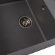 Гранітна мийка для кухні Platinum 7950 Selena матова Сірий мусон