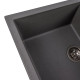 Гранітна мийка для кухні Platinum 7950 Selena матова Сірий мусон