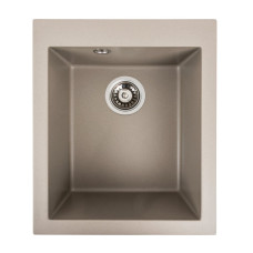 Гранітна мийка для кухні Platinum 4150 SOKIL матовий Титан