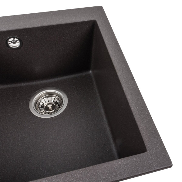 Гранітна мийка для кухні Platinum 4150 SOKIL матовий Гренадін