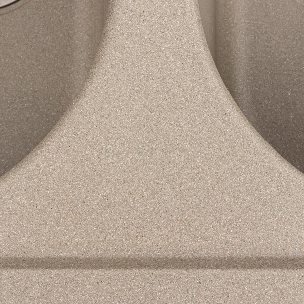 Гранітна мийка для кухні Platinum 7950 Equatoria матовий Титан