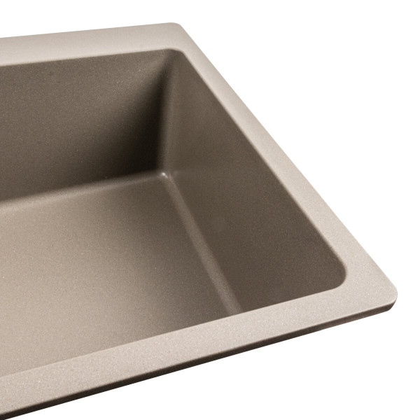 Гранітна мийка для кухні Platinum 7850 Bogema матовий Титан