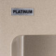 Гранітна мийка для кухні Platinum 7850 Bogema матовий Титан