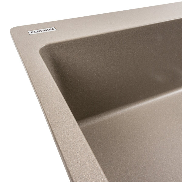 Гранітна мийка для кухні Platinum 7850 Bogema матовий Титан