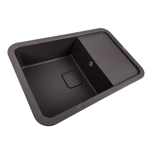 Гранітна мийка для кухні Platinum 7850 CUBE матовий Гренадін