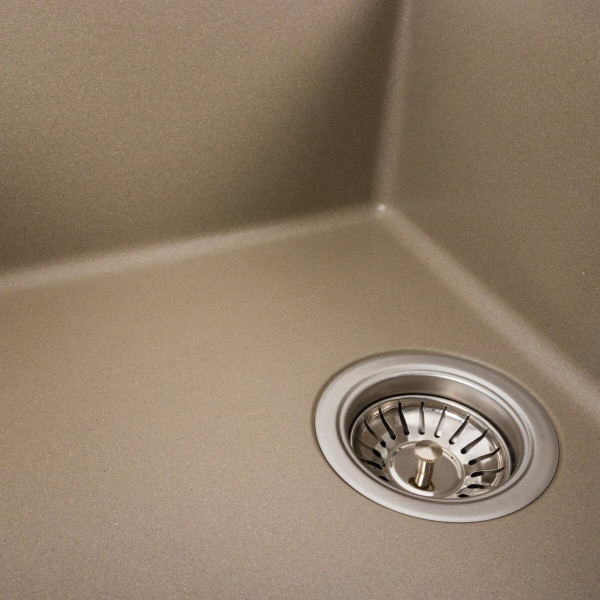 Гранітна мийка для кухні Platinum 7950 Selena матовий Титан