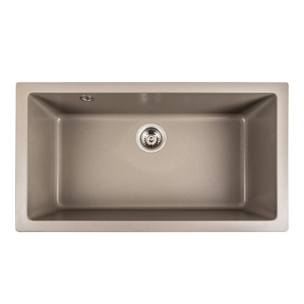 Гранітна мийка для кухні Platinum 7945 Paruana матовий Титан