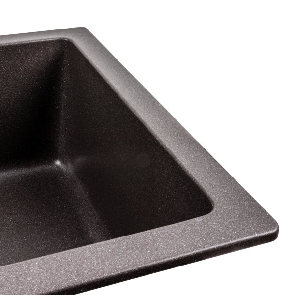 Гранітна мийка для кухні Platinum 7945 Paruana матовий Гренадін