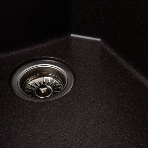 Гранітна мийка для кухні Platinum 7850 HARMONY матовий Гренадін