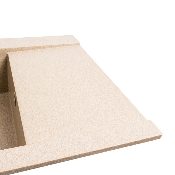 Гранітна мийка для кухні Platinum 9651 ATLAS матова (сафарі)