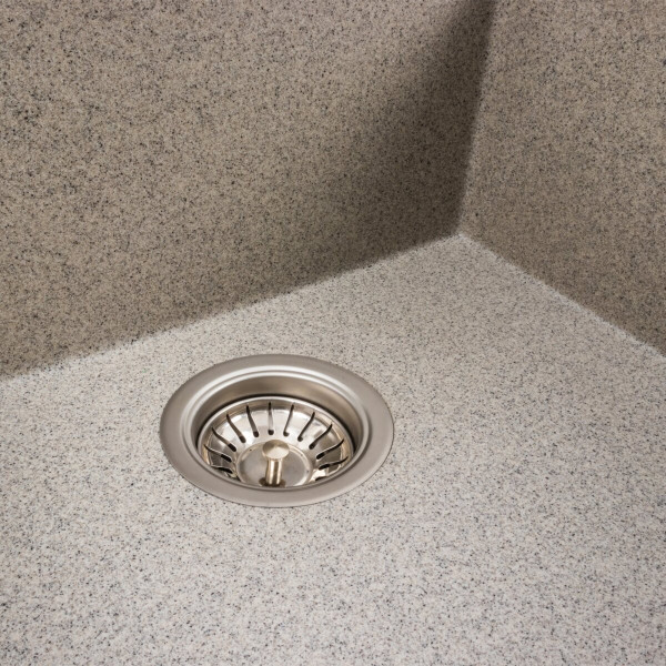 Гранітна мийка для кухні Platinum 9651 ATLAS матовий Сірий