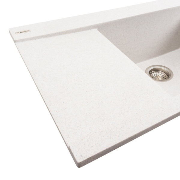 Гранітна мийка для кухні Platinum 9651 ATLAS матовий Топаз