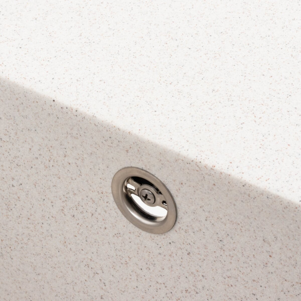 Гранітна мийка для кухні Platinum 9651 ATLAS матовий Топаз