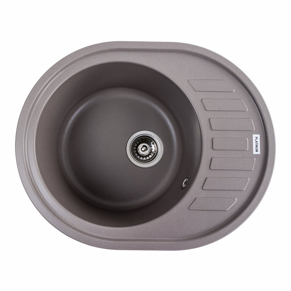 Гранітна мийка для кухні Platinum 6250 SOUL матова Дюна