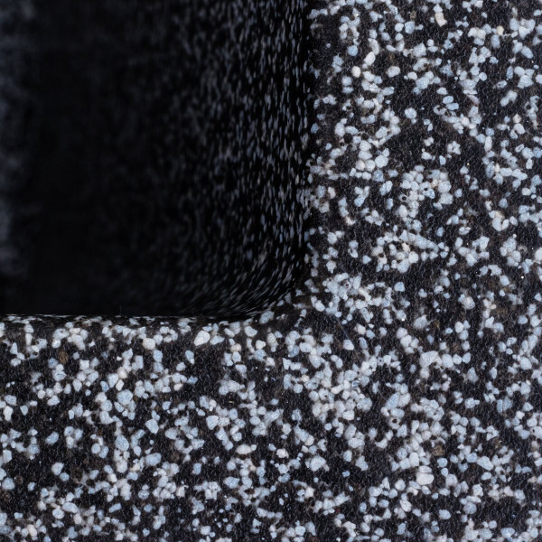 Гранітна мийка для кухні Platinum 4040 RUBA матовий Графіт