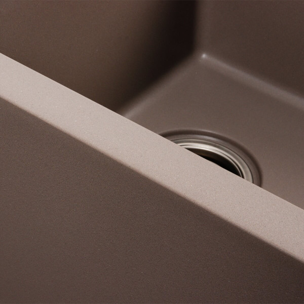 Гранітна мийка для кухні Platinum 7850 HARMONY матова Дюна