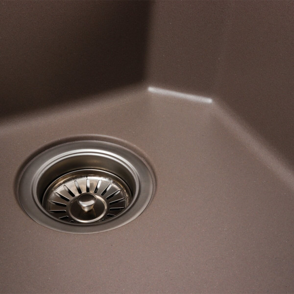 Гранітна мийка для кухні Platinum 7850 HARMONY матова Дюна