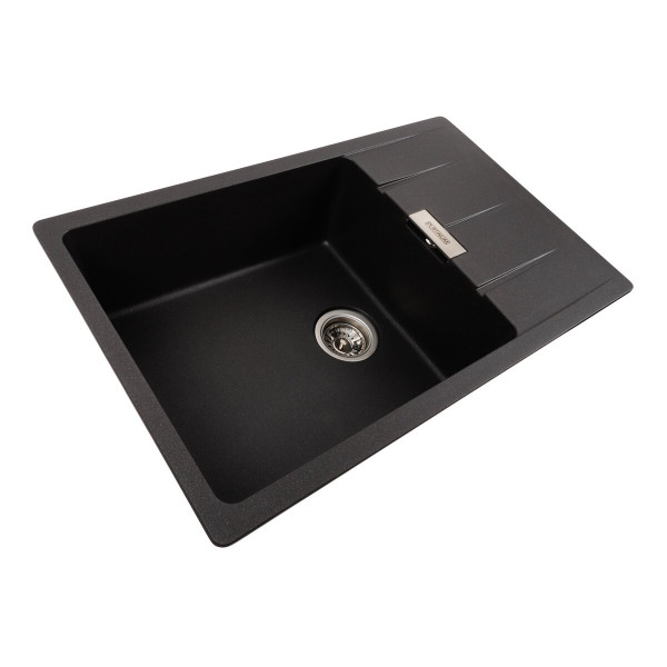 Гранітна мийка для кухні Platinum 7850 ROMA матовий Моріон