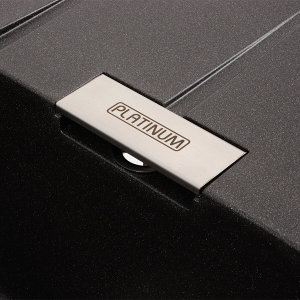 Гранітна мийка для кухні Platinum 7850 ROMA матовий Моріон
