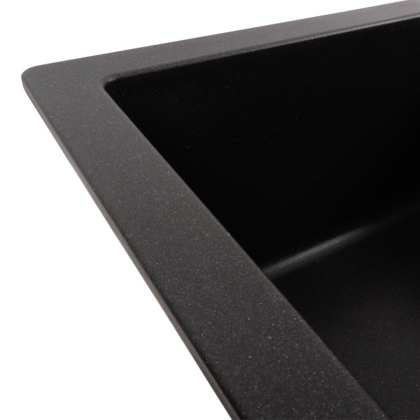 Гранітна мийка для кухні Platinum 7850W TOSKANA матовий Моріон