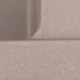 Гранітна мийка для кухні Platinum 8650 DIAMOND матова Дюна