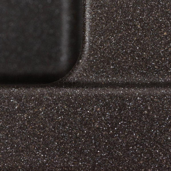 Гранітна мийка для кухні Platinum 8650 DIAMOND матовий Моріон